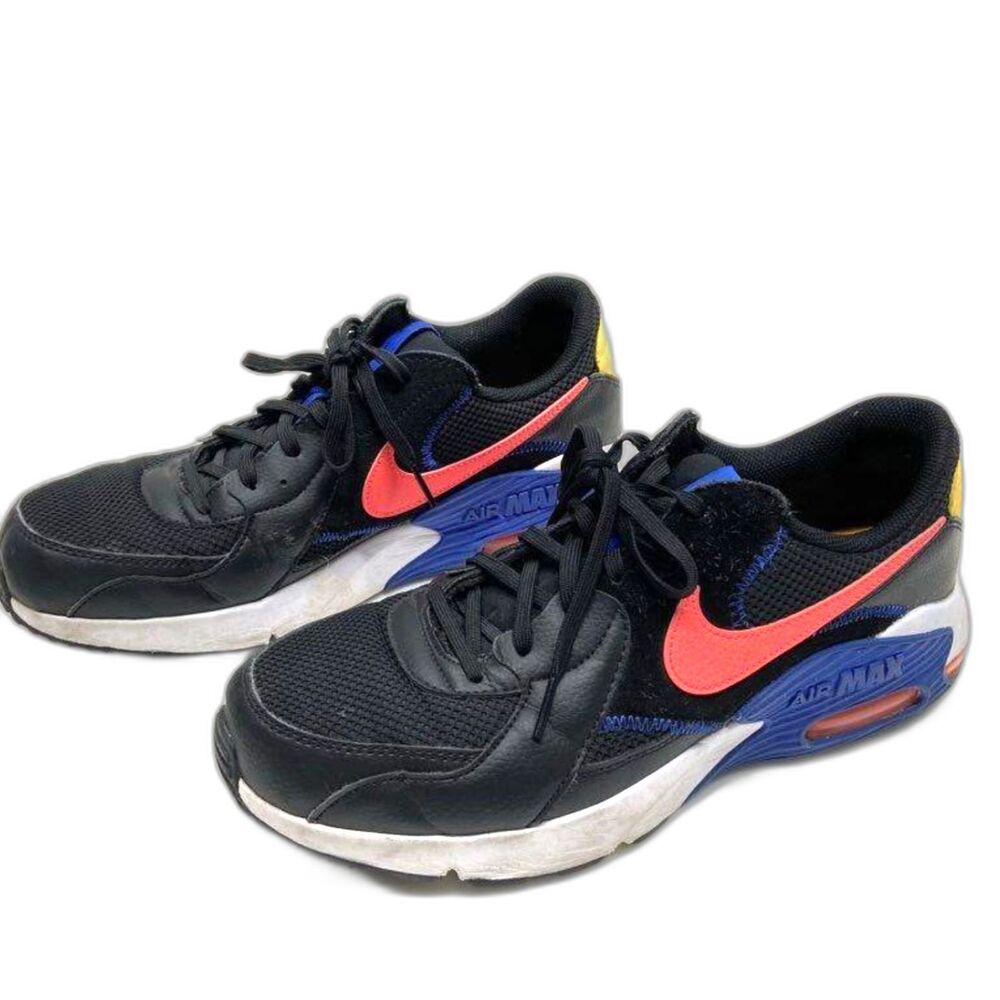 Nike Men's Air Max Excee CD4165-008 Black Royal Crimson Sneaker Shoes Size 10.5